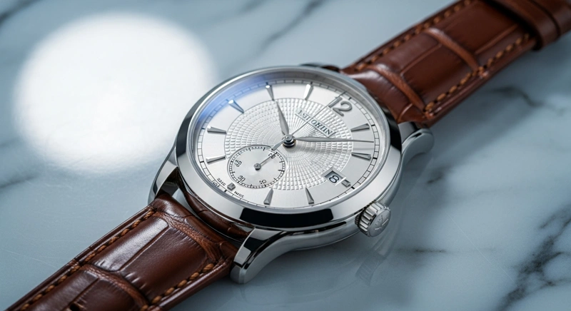 Produktová fotografie luxusních hodinek.