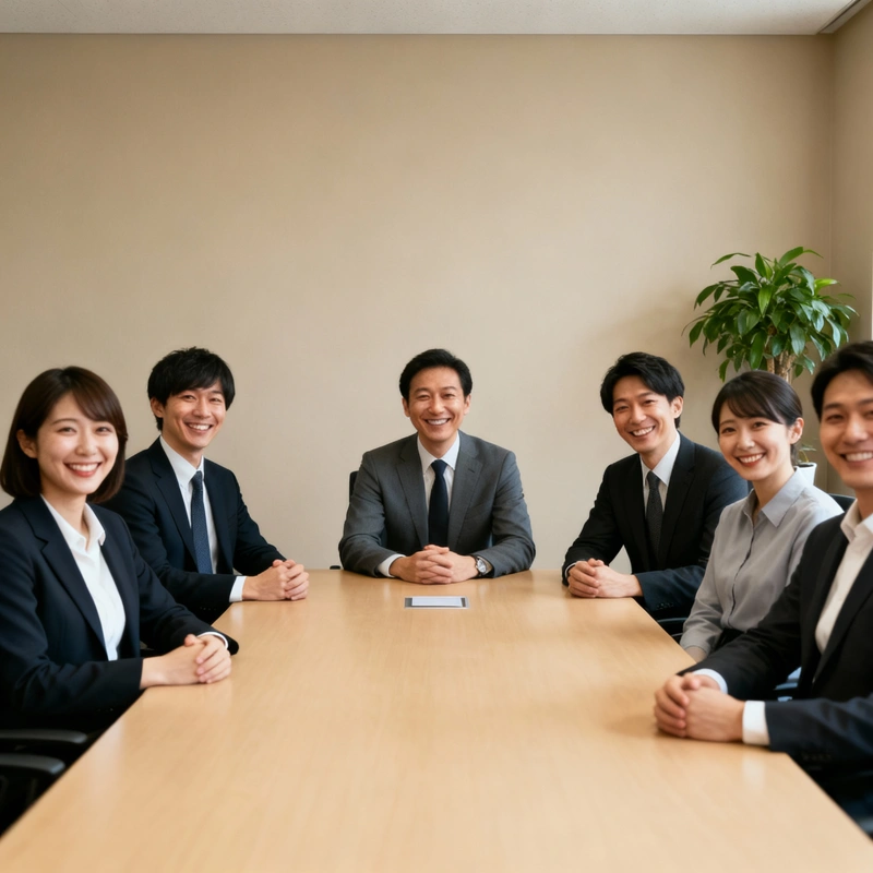 Langweiliges Stockfoto von Menschen im Büro.