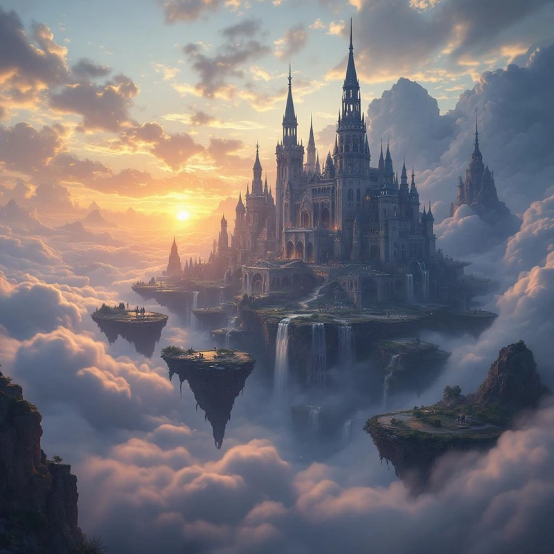 AI-generated image of a castle