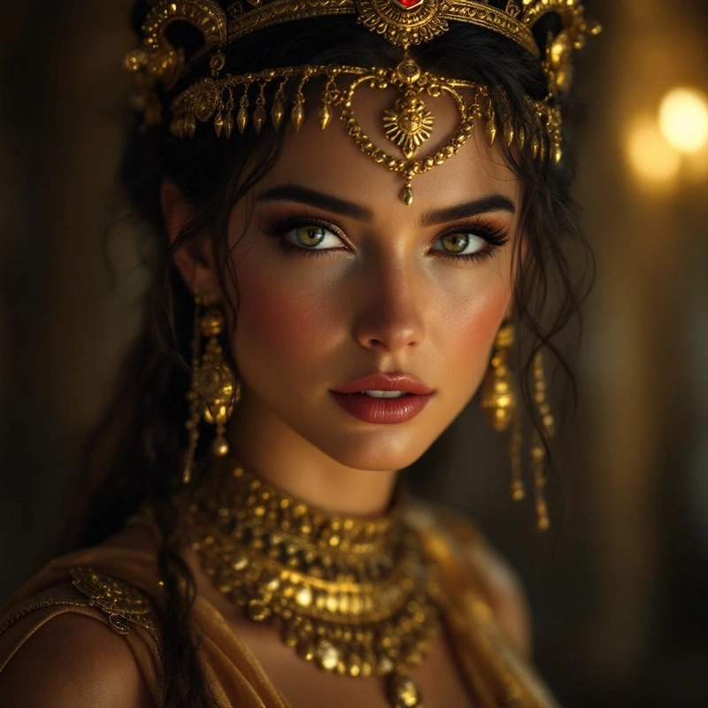 AI portrait photography of a woman