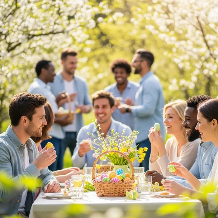 AI generated illustration for HR - Easter