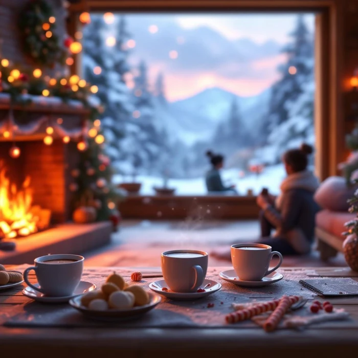 AI generated illustration for HR - Christmas