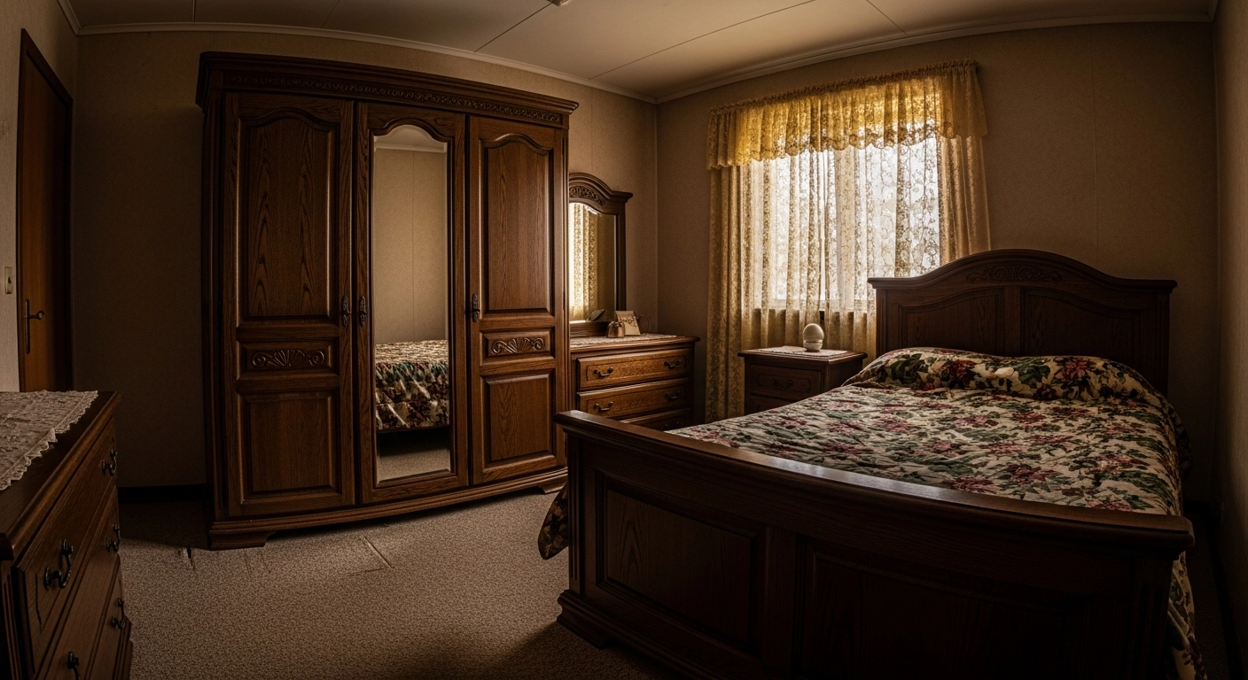 Dormitor gol înainte de home staging virtual